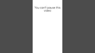 You can’t pause this video