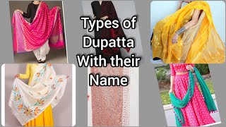 25 TYPES OF DUPATTA WITH NAME  😍||DUPATTA FABRIC || Dupatta collection ♥️