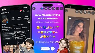 New Honista V10.2 All Problem Fixed - iOS Emoji + Fonts \u0026 iPhone Story | iOS Instagram on Android 🔥