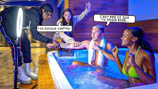 J'INVITE UNE FILLE DANS LE JACUZZI DEVANT SON MEC !