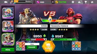 Tekken Mobile: 4 Star Revenant (Very hard) mode after Akuma patch!