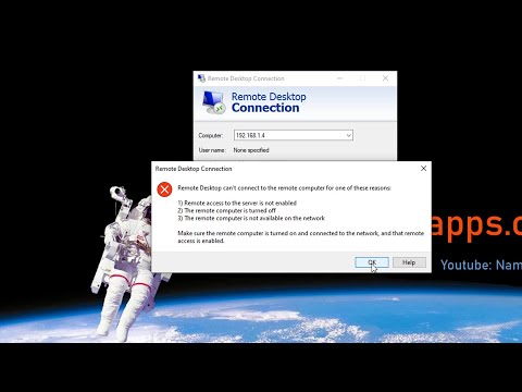 (Solved) Remote Desktop Can´t Connect to The Remote Computer for one of These Reasons in Windows 10