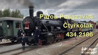 Párou Posázavím s Čtyřkolákem 434.2186, 28.8.2021