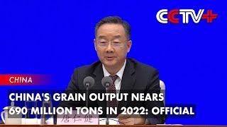 China's Grain Output Nears 690 Million Tons in 2022: Official