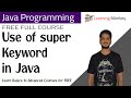 Use of super Keyword in Java || Lesson 43 || Java Programming || Learning Monkey ||