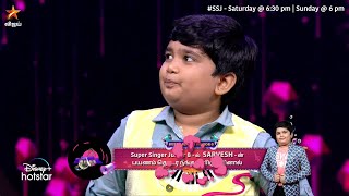 #SuperSingerJunior8 இல் #SARVESH இன் பயணம் தொடர நீங்கள் விரும்பினால்