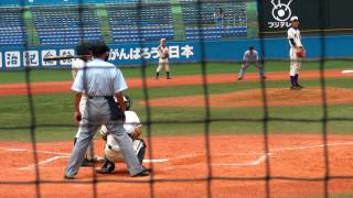 全国高校野球 西東京 準決勝 佼成学園 vs 片倉 2012 7 26 2