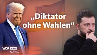 Trump beschuldigt Selenskyj: So reagieren Europa und Kiew | WDR Aktuelle Stunde