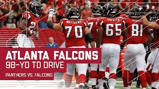 Falcons Drive 98 Yards Down the Field for a TD! | Panthers vs. Falcons | NFL