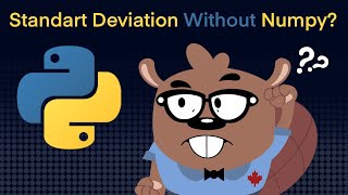 Python tutorial: Standart Deviation without using Numpy