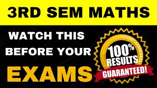 3RD SEM MATHS 1 DAY PREPARATION  EASILY  IN TELUGU  | 3rdSem Maths | Abstract algebra | Telugu