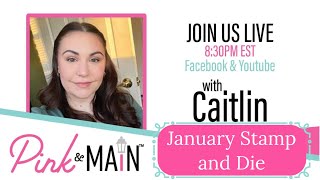 January Stamp and Die of the Month with Caitlin - Food Pairs