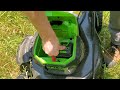 greenworks 21 in. 40 v self propelled cordless electric lawn mower review after 1 year