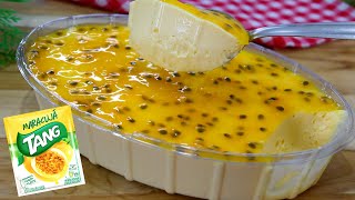 DELICIOUS PASSION FRUIT MOUSSE WITHOUT GELATIN