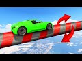 Impossible TWISTER PIPE TIGHTROPE Skillcourse! (GTA 5 Funny Moments)