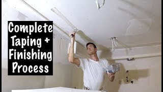 COMPLETE DRYWALL TAPING PROCESS FOR REMODELS