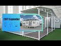 20FT Expandable Container House with Extra Verando