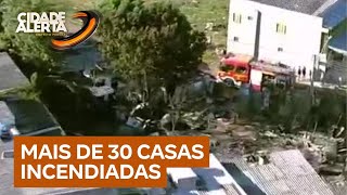 Governo anuncia medidas para ajudar famílias após incêndio destruir 30 casas | Cidade Alerta DF