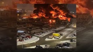 Пожар в торговом центре «МЕГА Химки» в Подмосковье