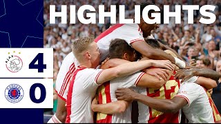 Back on the biggest stage 🌟🤩 | Highlights Ajax - Rangers FC | Champions League