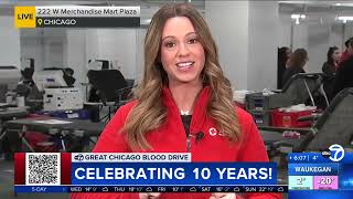 ABC 7 Chicago: Great Chicago Blood Drive Cheryl Scott Kickoff