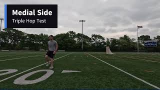 Medial Side Triple Hop | Medial Rotational Hop Tests