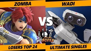 LMBM SSBU - TR | Zomba (Roy, Link, ROB) Vs. WaDi (ROB) SSBU Singles Losers Top 24