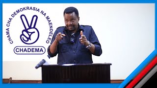 LEMA AFICHUA MADUDU CHADEMA, AWATAJA VIGOGO, ADAI KUFANYIWA 'FIGISU'