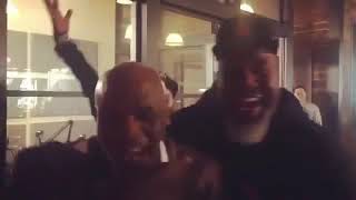 SHANNON BRIGGS AND MIKE TYSON #LETSGOCHAMP