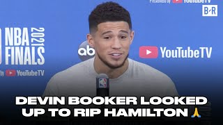 Devin Booker Talks Vintage Phoenix Suns T-Shirts And Being Inspired By 2004 Detroit Pistons