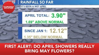Do April showers really bring May flowers?