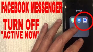 ✅  How To Turn Off And Remove Active Now On Facebook Messenger 🔴