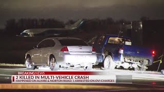 Two dead, one arrested after multi-car crash in southwest Columbus