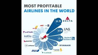 Most profitable airlines in the world 🌎 #shorts #airlines #indian #share