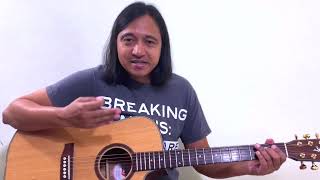 ညမီးအိမ်  plucking & rhythm guitar tutorial #zawlattros #ahnge #အငဲ #guitar basic class