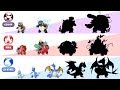 Gen 1 Starter Pokemon Mega Evolution Type Swap - Kanto
