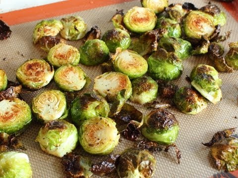 Recipe for roasted Brussels sprouts in duck fat