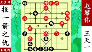 象棋神少帥：王天一運馬如神，缺士怕雙車，馬到成功斬殺趙攀偉！ 【象棋神少帥】