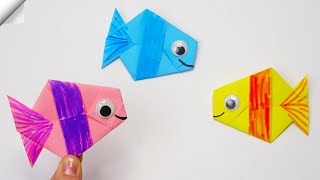 Easy Paper Fish | DIY paper crafts