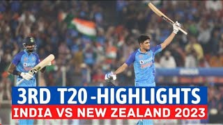 India vs New Zealand 3rd T20 Full Highlights 2023 | IND vs NZ 3rd T20 Highlights