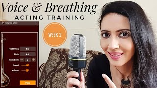Voice Training For Actors | Pitch, Tone, Volume, Breathing| Acting Training Part 2