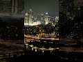 서울 한강 주변 도심의 야경 야간드론영상 4k video seoul korea