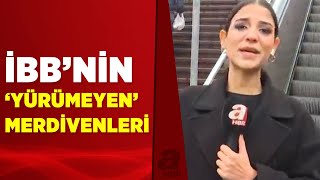 İBB, yürüyen merdivenleri durdurdu; vatandaş mağdur oldu | A Haber