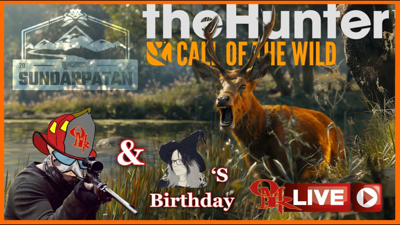 🏮OMR LIVE!🏮 BARASINGHA Day 2! Witchy B-day - Competition - TheHunter ...