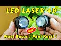 #new Lampu LED LASER D2 4D Mini Bisa Motor Mobil Truk Bus.