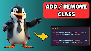 How to Add or Remove Class in Javascript