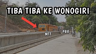 [ KERETA MTT & PBR DI STASIUN WONOGIRI ] ~ Update Peningkatan Jalur Kereta Api Solo - Wonogiri