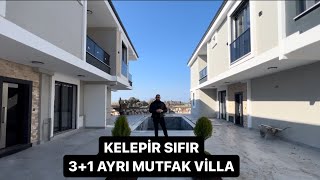 KELEPİR VİLLA 3+1 AYRI MUTFAK MÜSTAKİL GİRİŞLİ VE HAVUZLU SIFIR VİLLA İLK GELEN ALIR !!!