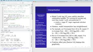 Applied Regression Modeling 4.1a: Multiple linear regression predictor transformations