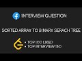 Leetcode - 108 Sorted Array to Binary Search Tree | Recursion | Python (Code Explanation)